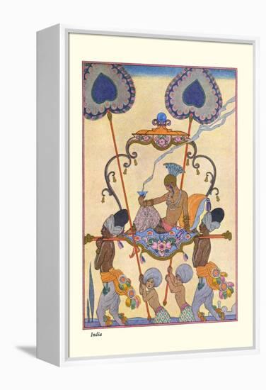 India-Georges Barbier-Framed Stretched Canvas