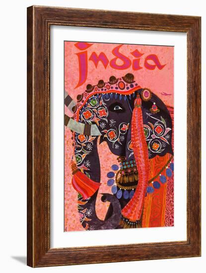 India-David Klein-Framed Art Print