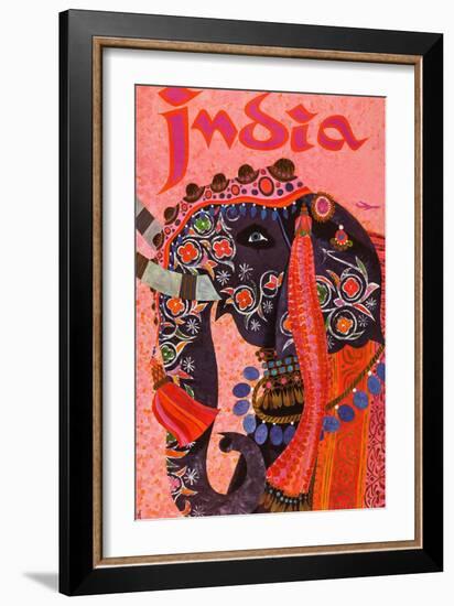 India-David Klein-Framed Art Print