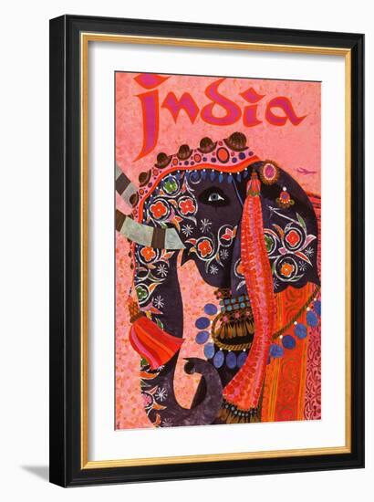 India-David Klein-Framed Art Print