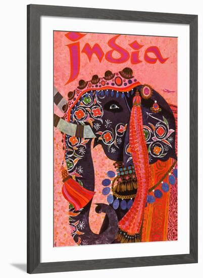 India-David Klein-Framed Art Print