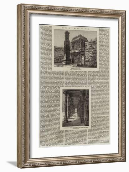 Indian Architecture-null-Framed Giclee Print