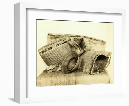 Indian Baskets From North American Coastal Tribes-Asahel Curtis-Framed Giclee Print