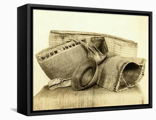 Indian Baskets From North American Coastal Tribes-Asahel Curtis-Framed Premier Image Canvas