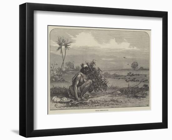 Indian Bird-Catcher-Felix Regamey-Framed Giclee Print