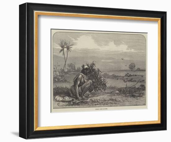 Indian Bird-Catcher-Felix Regamey-Framed Giclee Print