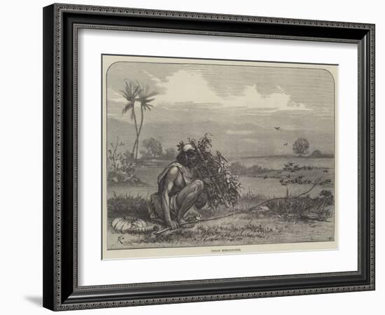 Indian Bird-Catcher-Felix Regamey-Framed Giclee Print