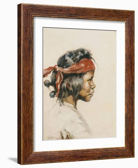 Indian Boy-William Robinson Leigh-Framed Giclee Print