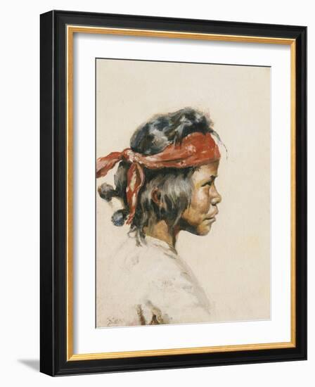 Indian Boy-William Robinson Leigh-Framed Giclee Print