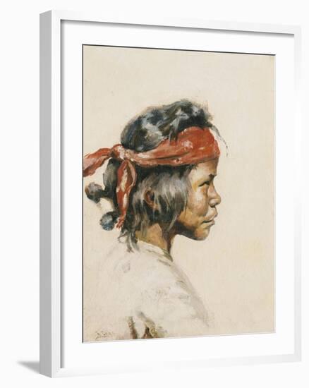 Indian Boy-William Robinson Leigh-Framed Premium Giclee Print