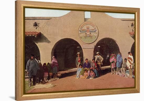 Indian Building, Albuquerque, New Mexico-null-Framed Premier Image Canvas