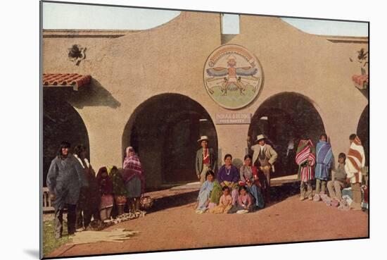 Indian Building, Albuquerque, New Mexico-null-Mounted Photographic Print
