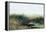 Indian Camp-Albert Bierstadt-Framed Stretched Canvas