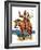 "Indian Chief on Horseback,"August 22, 1936-Charles Hargens-Framed Giclee Print