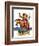 "Indian Chief on Horseback,"August 22, 1936-Charles Hargens-Framed Giclee Print