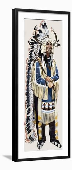 Indian Chief-Mcbride-Framed Giclee Print