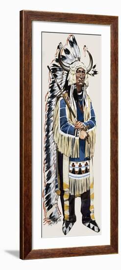 Indian Chief-Mcbride-Framed Giclee Print