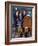 Indian Children Ride to School on the Back of a Cycle Rickshaw-null-Framed Photographic Print