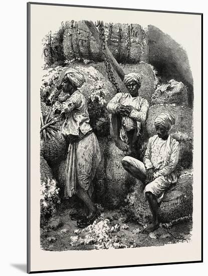 Indian Cotton Operatives-null-Mounted Giclee Print