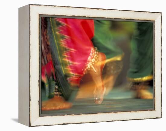 Indian Cultural Dances, Port of Spain, Trinidad, Caribbean-Greg Johnston-Framed Premier Image Canvas