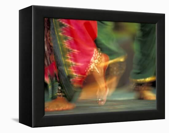 Indian Cultural Dances, Port of Spain, Trinidad, Caribbean-Greg Johnston-Framed Premier Image Canvas