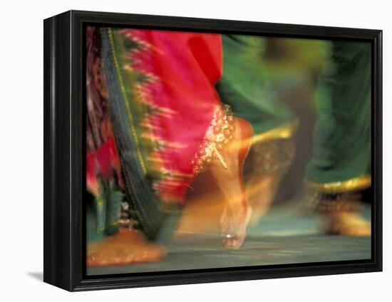 Indian Cultural Dances, Port of Spain, Trinidad, Caribbean-Greg Johnston-Framed Premier Image Canvas