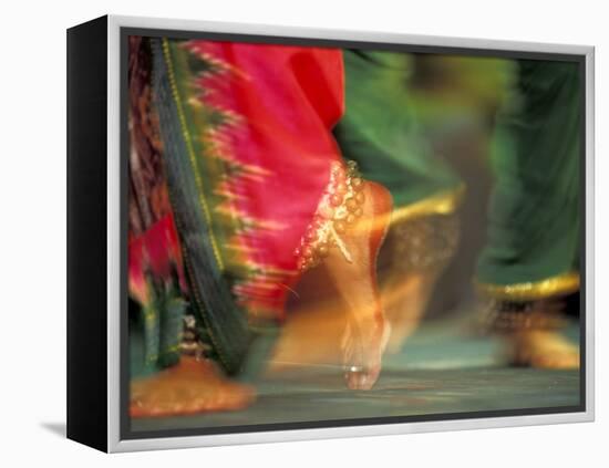 Indian Cultural Dances, Port of Spain, Trinidad, Caribbean-Greg Johnston-Framed Premier Image Canvas