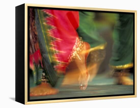 Indian Cultural Dances, Port of Spain, Trinidad, Caribbean-Greg Johnston-Framed Premier Image Canvas