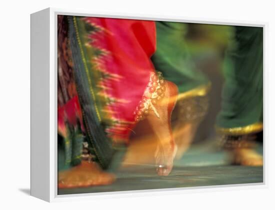 Indian Cultural Dances, Port of Spain, Trinidad, Caribbean-Greg Johnston-Framed Premier Image Canvas