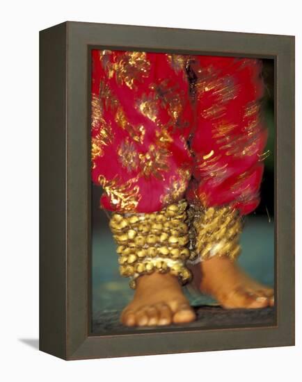 Indian Cultural Dances, Port of Spain, Trinidad, Caribbean-Greg Johnston-Framed Premier Image Canvas