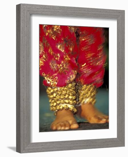 Indian Cultural Dances, Port of Spain, Trinidad, Caribbean-Greg Johnston-Framed Photographic Print