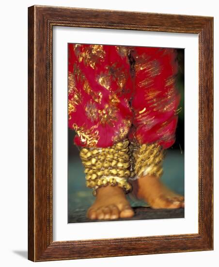 Indian Cultural Dances, Port of Spain, Trinidad, Caribbean-Greg Johnston-Framed Photographic Print