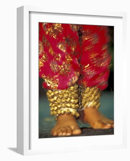 Indian Cultural Dances, Port of Spain, Trinidad, Caribbean-Greg Johnston-Framed Photographic Print