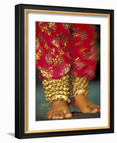 Indian Cultural Dances, Port of Spain, Trinidad, Caribbean-Greg Johnston-Framed Photographic Print