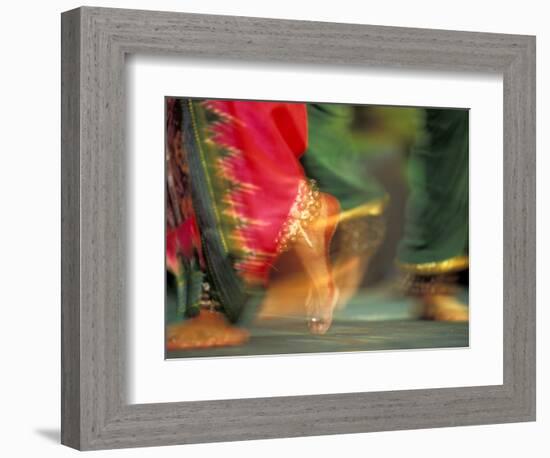 Indian Cultural Dances, Port of Spain, Trinidad, Caribbean-Greg Johnston-Framed Photographic Print