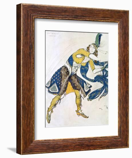 Indian Dance' (La Marquise De Casat), 1912-Leon Bakst-Framed Giclee Print