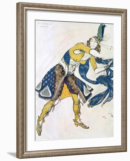 Indian Dance' (La Marquise De Casat), 1912-Leon Bakst-Framed Giclee Print