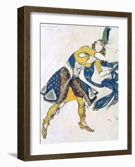 Indian Dance' (La Marquise De Casat), 1912-Leon Bakst-Framed Giclee Print