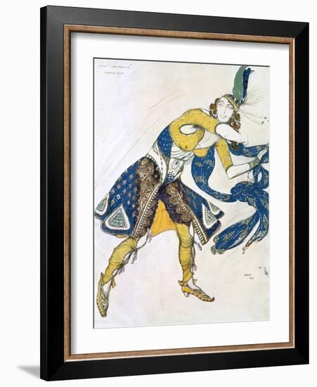 Indian Dance' (La Marquise De Casat), 1912-Leon Bakst-Framed Giclee Print