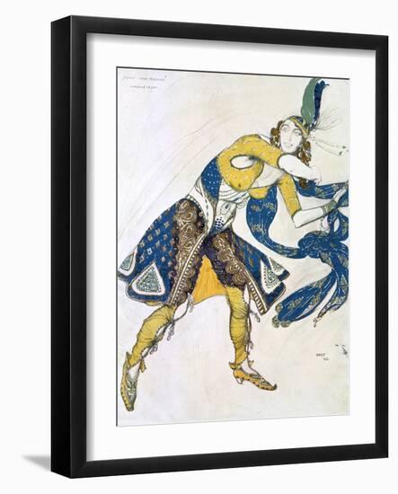 Indian Dance' (La Marquise De Casat), 1912-Leon Bakst-Framed Giclee Print