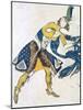 Indian Dance' (La Marquise De Casat), 1912-Leon Bakst-Mounted Giclee Print