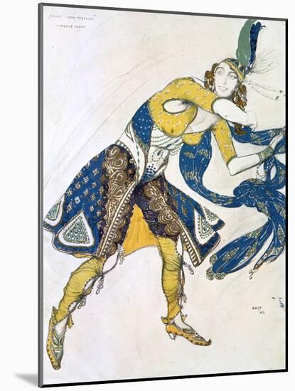 Indian Dance' (La Marquise De Casat), 1912-Leon Bakst-Mounted Giclee Print