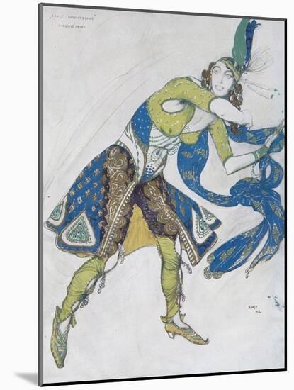 Indian Dance (La Marquise De Casat), 1912-Léon Bakst-Mounted Giclee Print