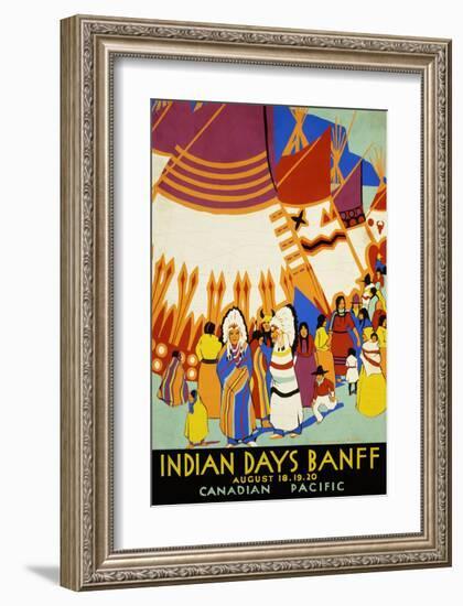 Indian Days Banff-null-Framed Art Print