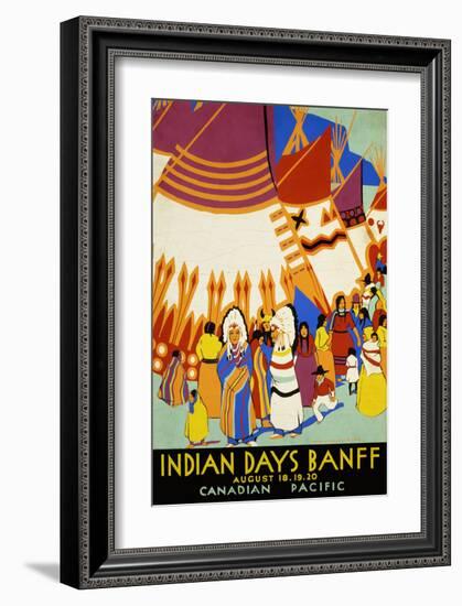 Indian Days Banff-null-Framed Art Print