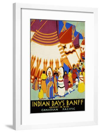 Indian Days Banff Art Print By Art Com