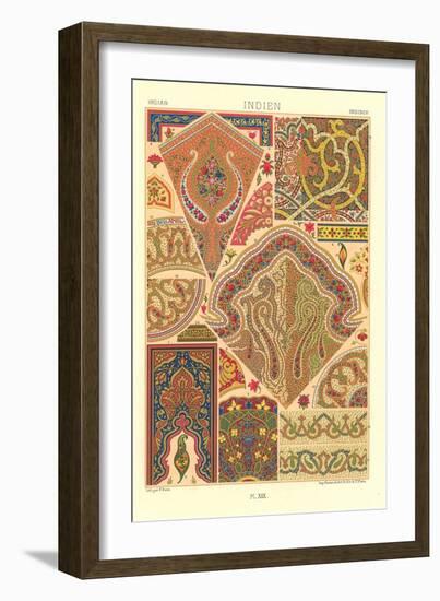 Indian Design Motifs-null-Framed Art Print