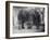 Indian Elephant, Assam Lukhi, Kneeling with Keeper at London Zoo, April 1914-Frederick William Bond-Framed Photographic Print