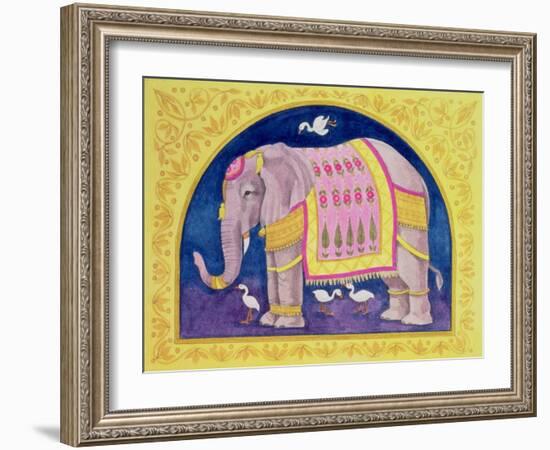 Indian Elephant-Linda Benton-Framed Giclee Print