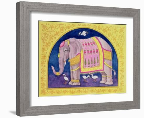 Indian Elephant-Linda Benton-Framed Giclee Print